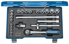 Gedore 6235470 30 HMU-10 Socket wrench set 3/8" 22 pieces hexagon 6-22 mm