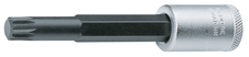 Gedore 1394312 INX 30 L 6 Screwdriver bit socket socket 3/8" long XZN M6