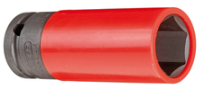 Gedore 2178230 K 19 LS 21  Impact socket 1/2" with protective sleeve, 21 mm