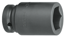 Gedore 6185350 K 21 L 22  Impact socket 1" long hexagon 22 mm