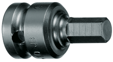 Gedore 6224000 IN K 19 6  Impact socket 1/2" hexagon socket 6 mm