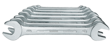 Gedore 6077380 6-8 Double open-end spanner set 8 pieces 6-22 mm