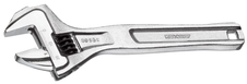 Gedore 1966316 60 S 8 C Open-ended spanner 8", adjustable, chrome-plated