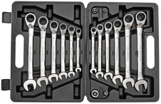Gedore 3300060 R07203016 Ratchet wrench set a/f 8-19 mm 16 pieces