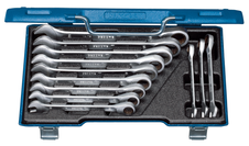 Gedore 2297442 7 R-012 Combination ratchet spanner set 12 pieces 8-19 mm
