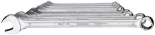Gedore 6104880 7 XL-080 Combination spanner set, extra long, 8 pieces 8-19 mm