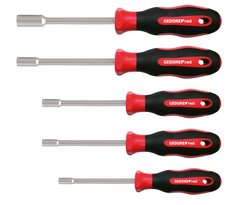 Gedore 3300033 R38502005 2C socket wrench set a/f6-13 mm 5 pieces