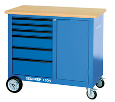 Gedore 1814958 1504 0321 Mobile workbench with 6 drawer