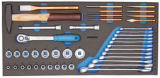 Gedore 3005240 1110 CTB3-01 Tool assortment in CT module 43 pieces