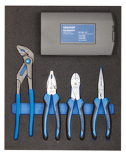 Gedore 2957248 TS CT2-142 Pliers assortment in 2/4 Check-Tool module