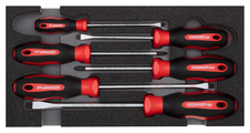 Gedore 3301712 R22150013 Screwdriver set PH SL 2/6 CT module, 6 pieces