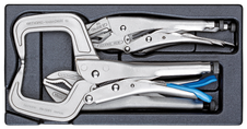 Gedore 2188198 1500 ES-137 Grip pliers assortment in 1/3 ES module