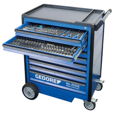Gedore 3421147 KL-4998-400 Workshop trolley with Hand tool for passenger cars
