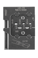 Gedore 1830635 8140-09 Module insert for flat receptacles 2.8