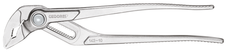 Gedore 6416260 142 10 C Universal Pliers 10", 15-position adjustable, serrated, chrome-plated