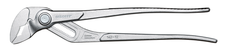 Gedore 1995553 142 12 C Universal Pliers 12", 17-position adjustable, serrated, chrome-plated