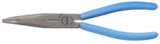 Gedore 6711260 8132 AB-200 TL Flat round nose pliers angled 200 mm dip insulated