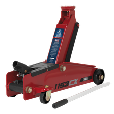 Sealey 1153CX Heavy-Duty Long Reach Trolley Jack 3 Tonne