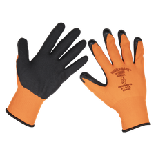 Sealey 9140XL/12 Worksafe Foam Latex Gloves, X-Large - Pack of 12 Pairs
