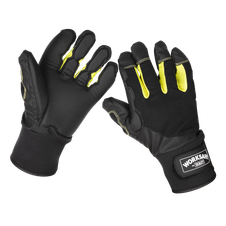 Sealey 9142L Worksafe Anti-Vibration Gloves, Large - Pair