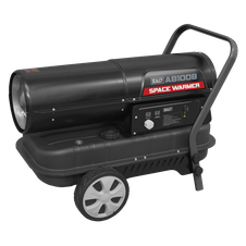 Sealey AB1008 Space Warmer Kerosene/Diesel Heater with Wheels 100,000Btu/hr