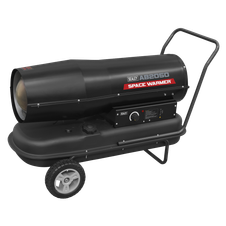 Sealey AB2050 Space Warmer Kerosene/Diesel Heater with Wheels 205,000Btu/hr