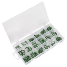 Sealey ACOR225 Rubber O-Ring Air Conditioning Assortment 225pc