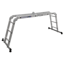 Sealey AFPL1 4-Way Aluminium Folding Platform Ladder - EN 131