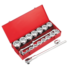 Sealey AK261 Premier Socket Set 1"Sq Drive 22pc