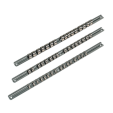 Sealey AK270 Premier Socket Retaining Rail Set 1/4", 3/8" & 1/2"Sq Drive 3pc