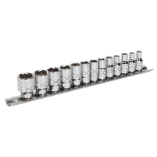 Sealey AK2746 Premier Lock-On Socket Set 1/4"Sq Drive 13pc