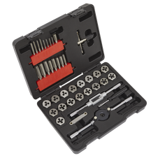 Sealey AK3039HM Metric Tap & Hex Die Set 39pc