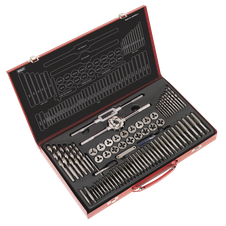 Sealey AK3076 Metric Tap & Die Set Split Dies 76pc