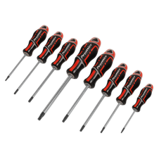 Sealey AK4323 Premier GripMAX Security TRX-Star* Screwdriver Set 8pc - Red