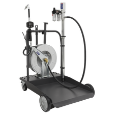 Sealey AK4562D Air Operated Oil Dispensing System with 10m Retractable Hose Reel