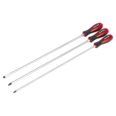 Sealey AK4935 Premier Extra-Long Hammer-Thru Screwdriver Set 450mm 3pc