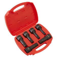 Sealey AK5586 Premier Hex Impact Socket Bit Set 3/4"Sq Drive 6pc