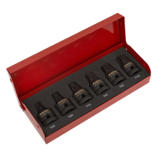 Sealey AK5607 Premier TRX-Star* Impact Socket Bit Set 1/2"Sq Drive 6pc