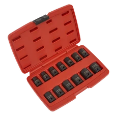 Sealey AK5614M Premier Impact Socket Set 1/2"Sq Drive 12-point 13pc