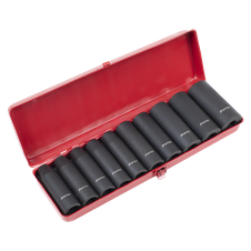 Sealey AK58/11M Premier Deep Impact Socket Set 1/2"Sq Drive 10pc