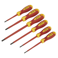 Sealey AK6130 Premier Screwdriver Set 6pc - VDE Approved