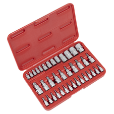 Sealey AK6197 Premier TRX-Star* Socket & Security Socket Bit Set 1/4", 3/8" & 1/2"Sq Drive 38pc