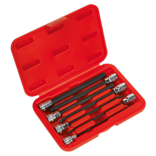 Sealey AK62255 Premier Hex Socket Bit Set 3/8"Sq Drive 7pc