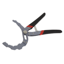 Sealey AK6421 Premier Self-Adjusting Angled Oil Filter Pliers