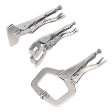 Sealey AK67 Premier C-Clamp & Welding Clamp Set 3pc