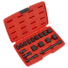 Sealey AK68217 Premier Impact Socket Set 3/8"Sq Drive 17pc