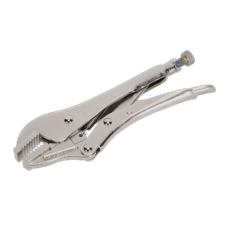 Sealey AK6822 Premier Locking Pliers Straight Jaws 185mm 0-30mm Capacity