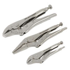 Premier AK6876 Locking Pliers Set 3pc