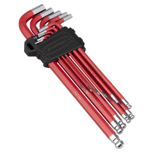 Sealey AK7164 Premier Extra-Long Ball-End Hex Key Set 11pc