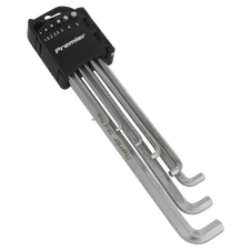 Sealey AK7174 Premier Extra-Long Stubby Element Hex Key Set 9pc